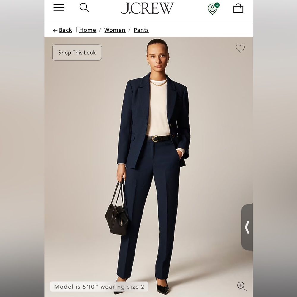 J. Crew Navy Women's Pantsuit